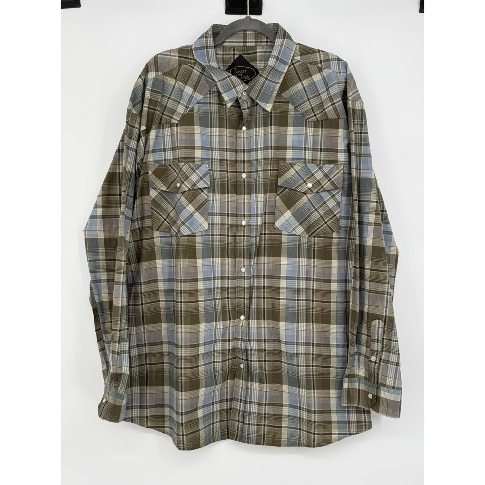 Canyon Creek Men's Long Sleeve Button Down Plaid